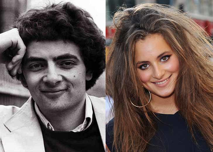 ROWAN ATKINSON AND LILY SASTRY IN THEIR 20S